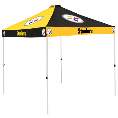 LOGO BRANDS Pittsburgh Steelers Checkerboard Canopy 625-42C